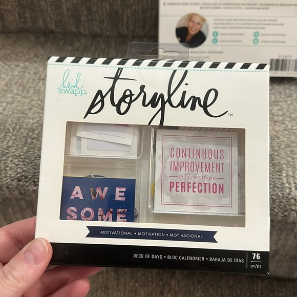 Heidi Swapp Storyline deck of days journal prompt motivational & life happens - Picture 3 of 6